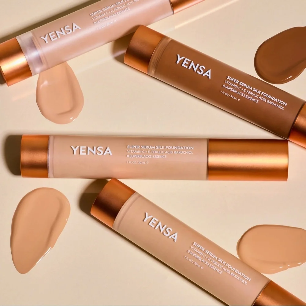 YENSA Tan 2 (Tan Warm) Super Serum Silk Foundation 1oz